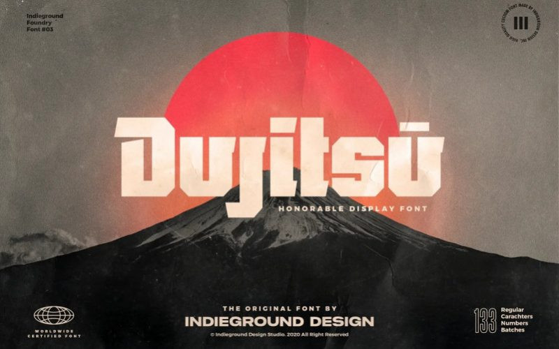 Dujitsu Display Font