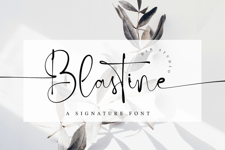 Blastine Script Font