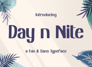 Day n Nite Display Font