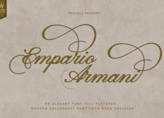 Empario Armani Calligraphy Font