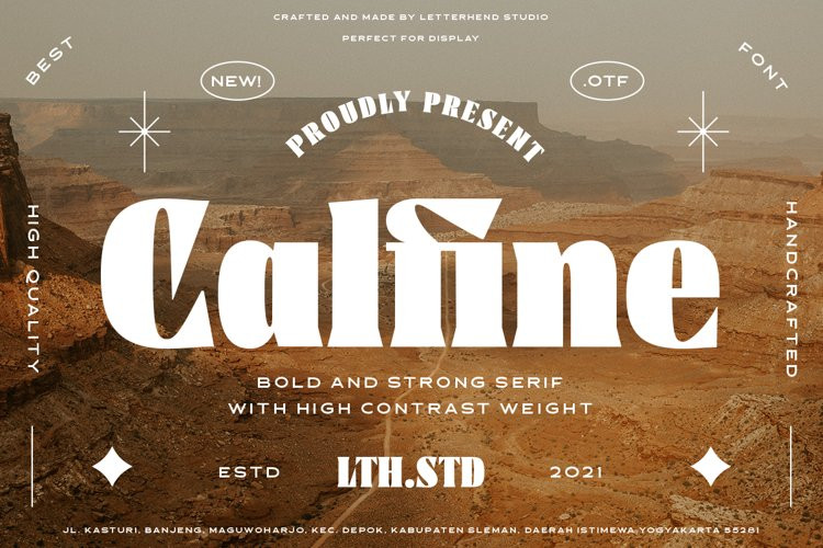 Calfine Serif Font