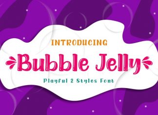 Bubble Jelly Display Font
