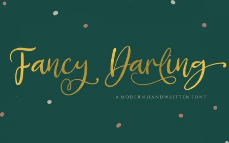 Fancy Darling Calligraphy Font