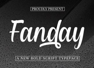 Fanday Script Font