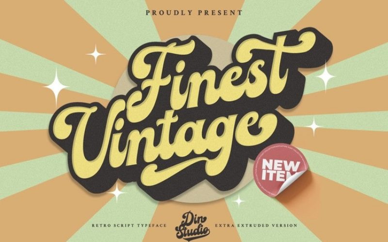 Finest Vintage Script Font