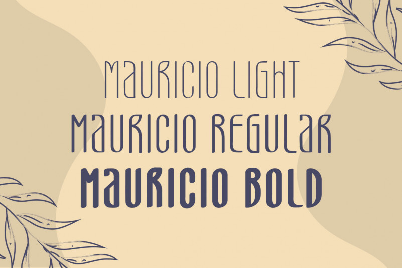 Mauricio Display Font