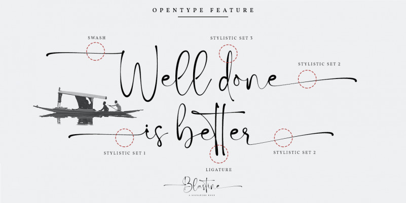 Blastine Script Font