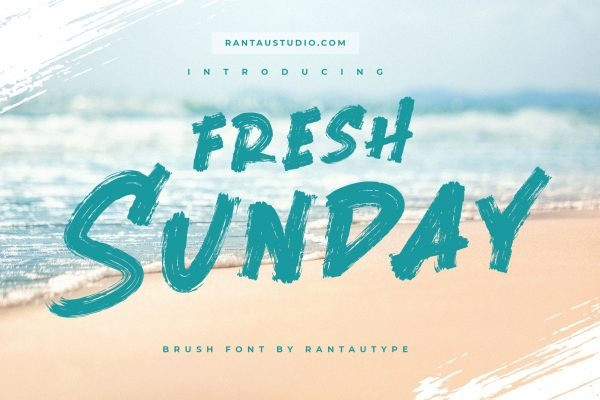 Fresh Sunday Brush Font