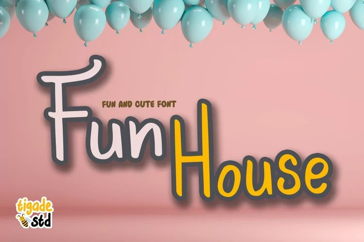 Fun House Display Font