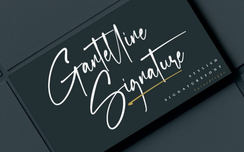 Gantelline Handwritten Font