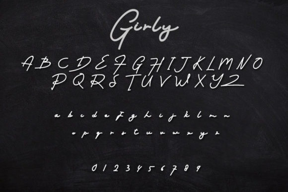 Girly Handwritten Font