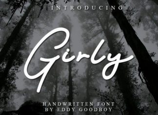 Girly Handwritten Font