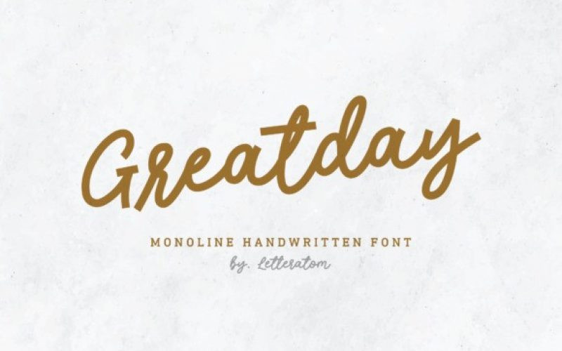 Greatday Script Font