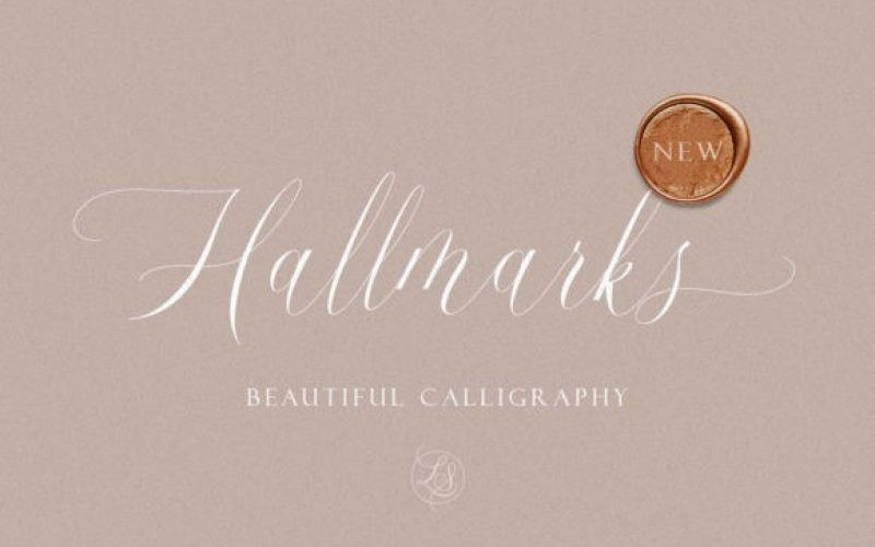 Hallmarks Calligraphy Font