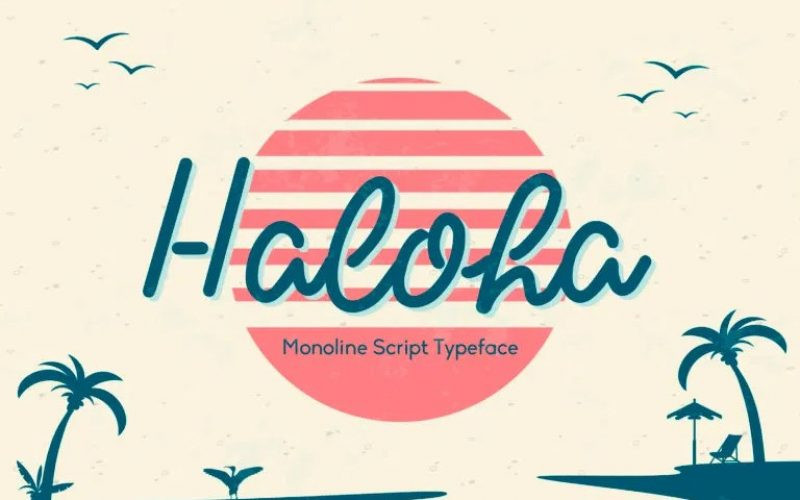 Haloha Handwritten Font