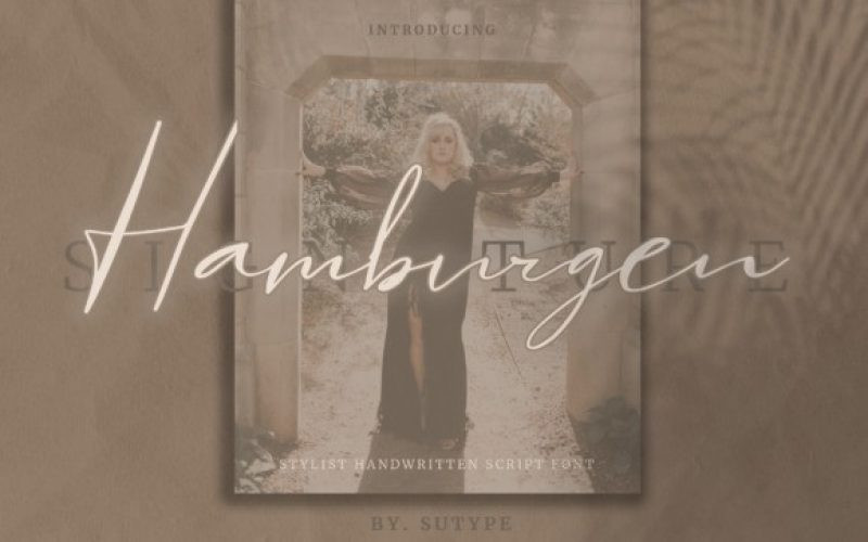 Hamburgen Handwritten Font