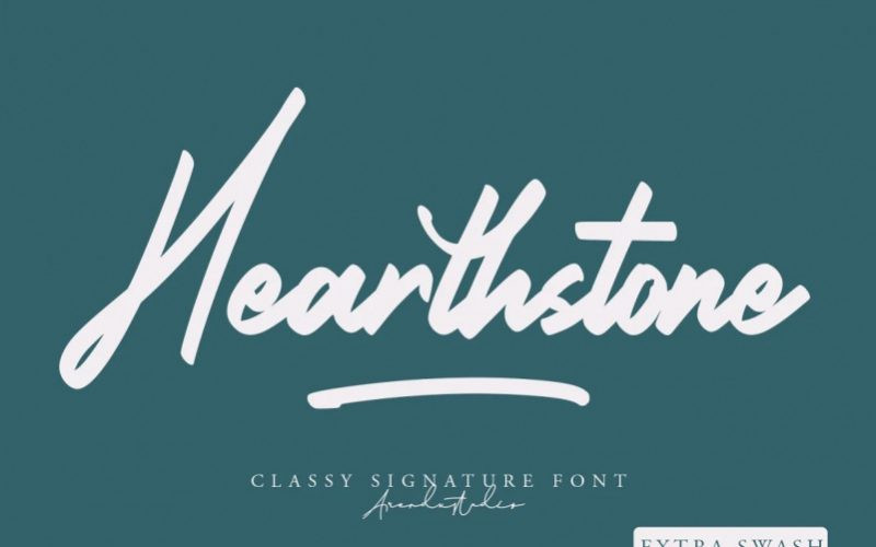 Hearthstone Script Font