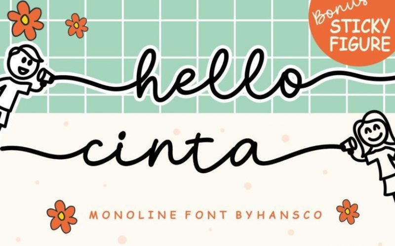 Hello Cinta Script Font