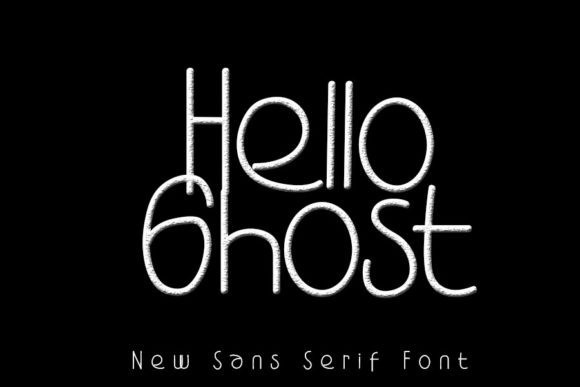 Hello Ghost Display Font