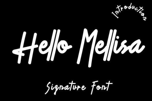 Hello Mellisa Handwritten Font