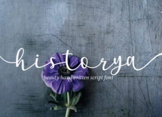 Historya Calligraphy Font