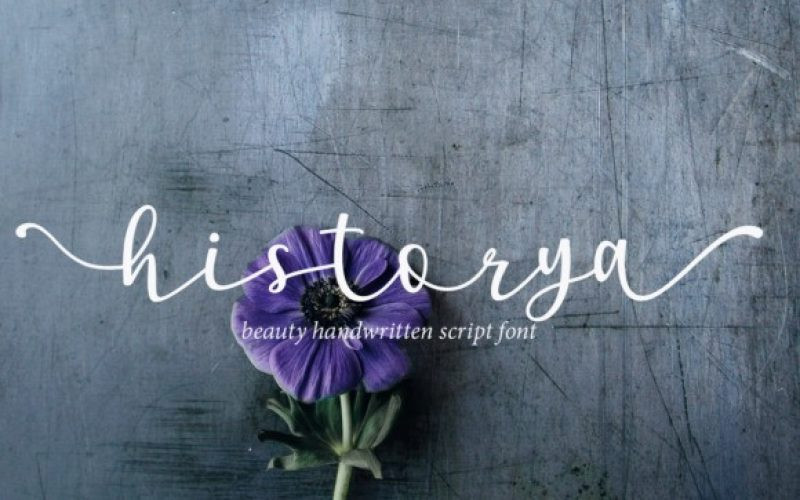 Historya Calligraphy Font