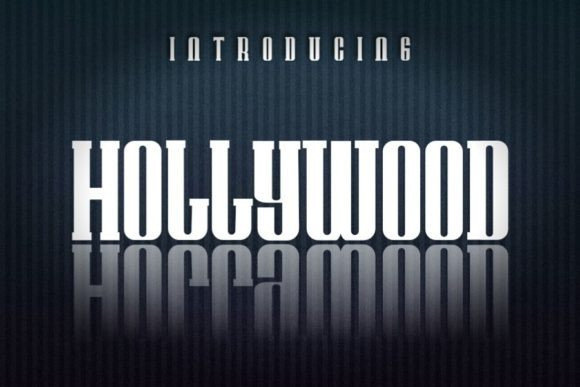 Hollywood Display Font