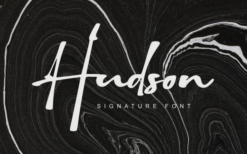 Hudson Script Font