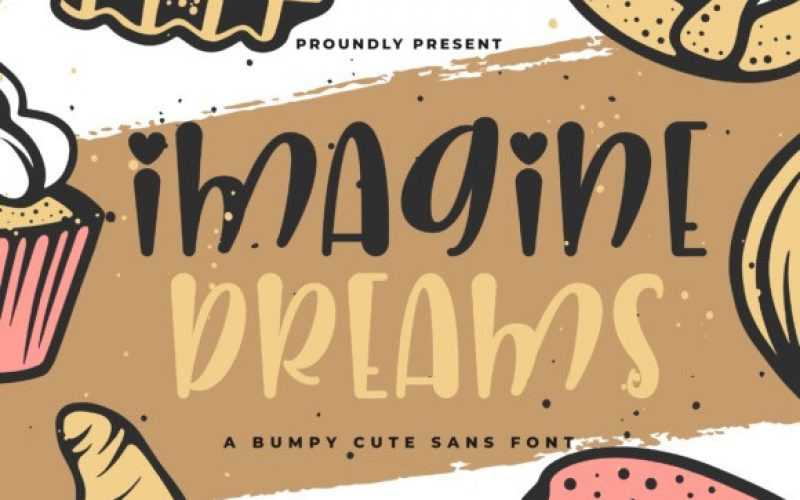 Imagine Dreams Display Font