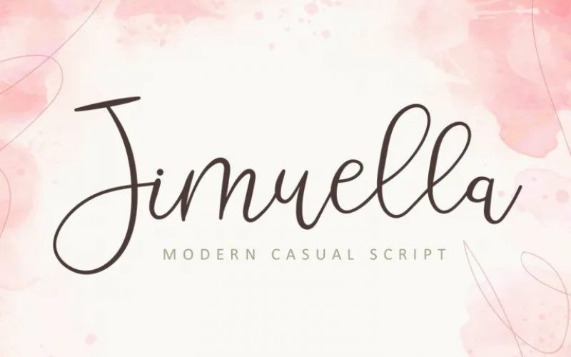 Jimuella Handwritten Font