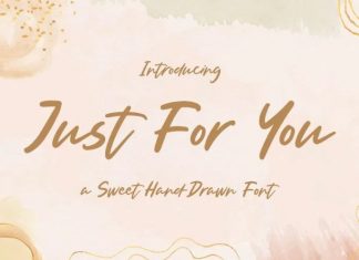 Just For You Script Font