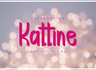 Kattine Display Font