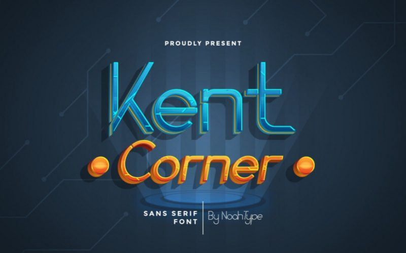 Kent Corner Display Font