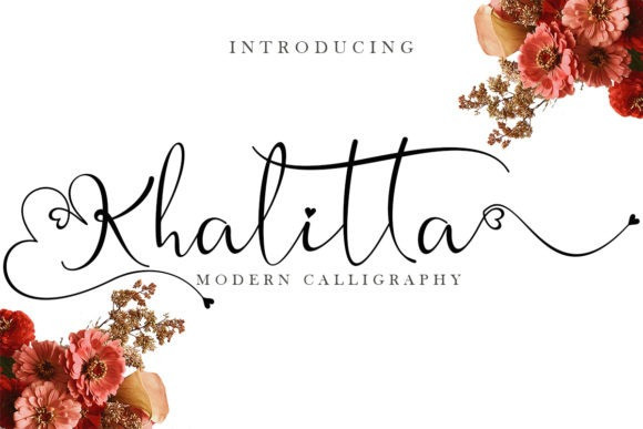 Khalitta Calligraphy Font