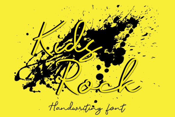 Kids Rock Handwritten Font