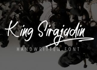 King Sirajudin Script Font
