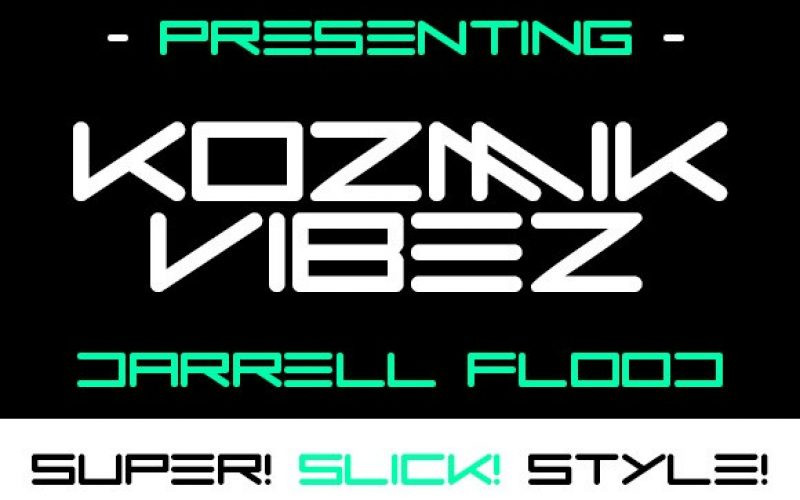 Kozmik Vibez Display Font