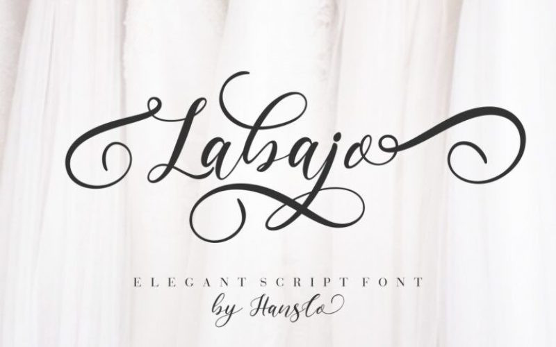 Labajo Calligraphy Font