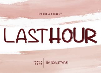 Lasthour Display Font