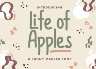 Life of Apples Handwritten Font