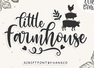Little Farmhouse Calligraphy Font