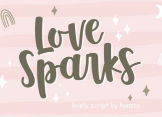 Love Sparks Script Font