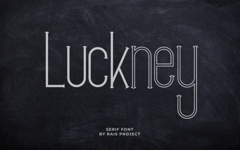 Luckney Serif Font