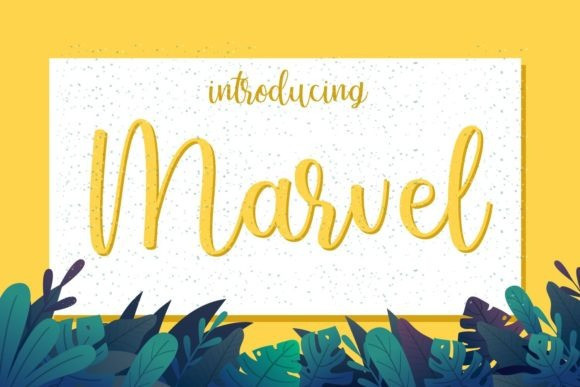 Marvel Script Font