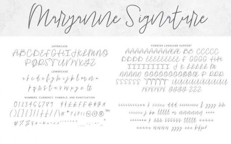 Maryanne Handwritten Font