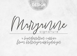 Maryanne Handwritten Font