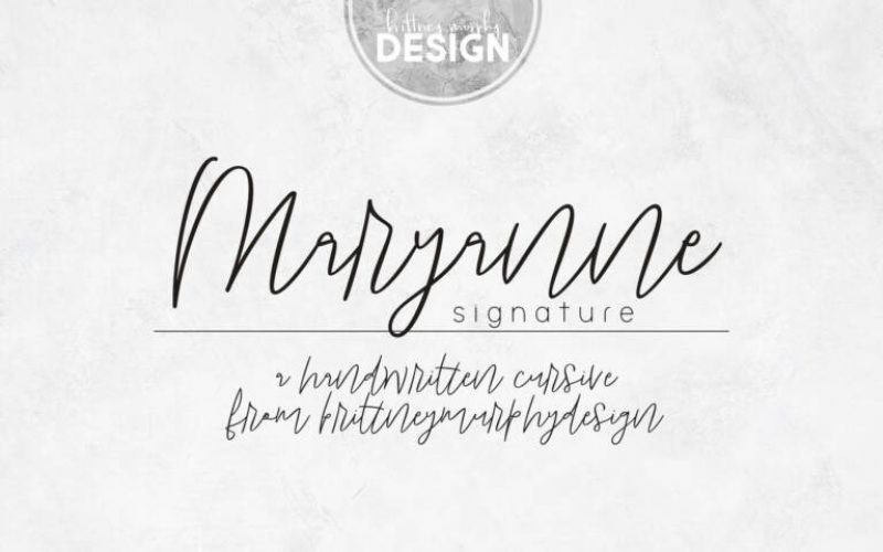 Maryanne Handwritten Font