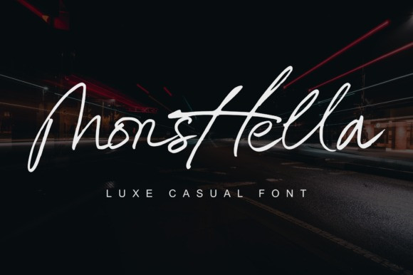 Monstella Handwritten Font