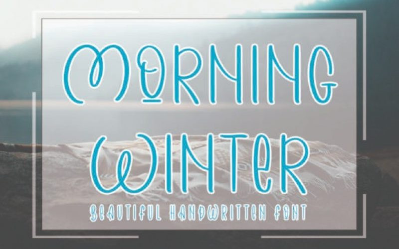 Morning Winter Display Font