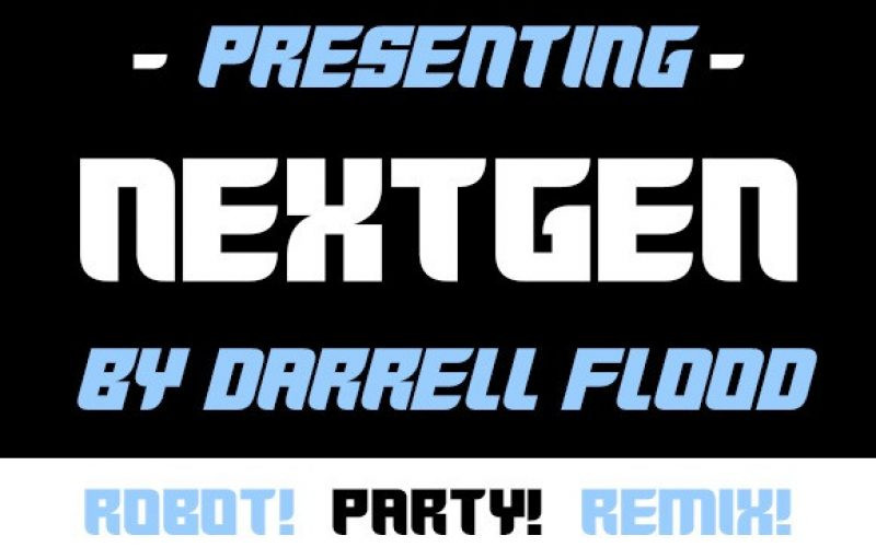 Nextgen Display Font